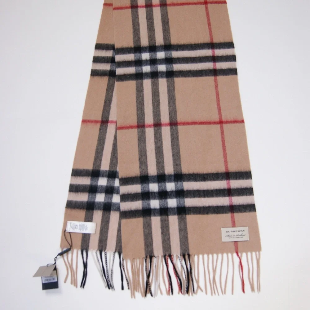 NWT Unisex Burberry Iconic Cashmere Scarf - Picture 11 of 13